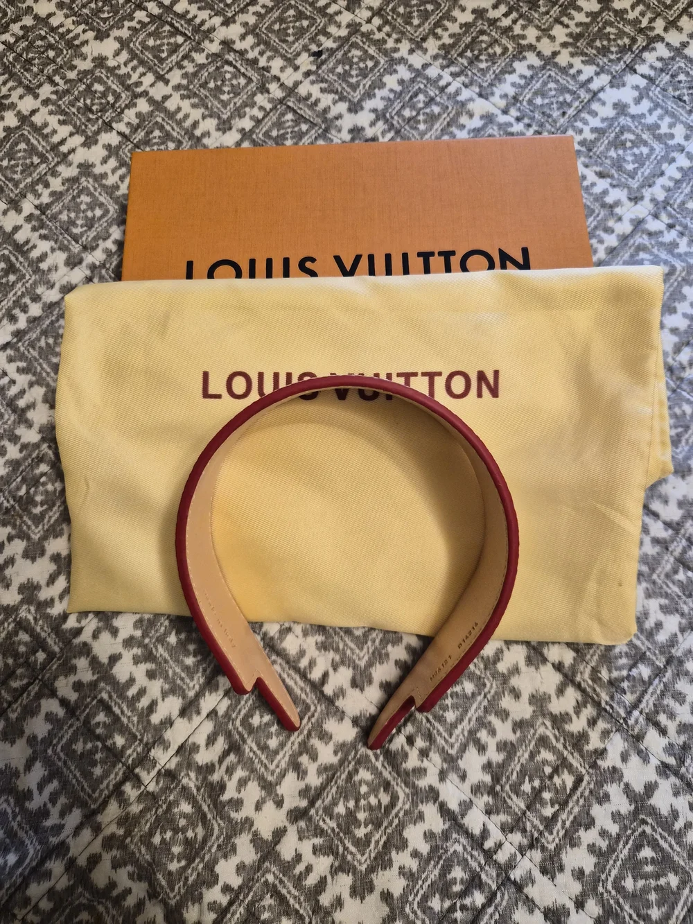 Louis Vuitton White Multicolor Monogram Kids Headband